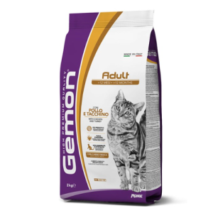 Չոր կեր կատուների համար (Հավ/Հնդկահավ) 7 կգ Gemon Adult Cat