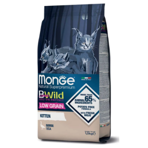 Չոր կեր կատվի ձագերի համար (Սագ) 10 կգ Monge Bwild