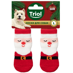 Գուլպա շների համար՝ նոր տարի (Չափս L) Triol