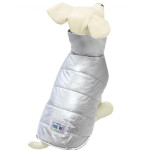 Reversible Insulated Dog Cape “Silver” S (25 cm) BE TRENDY