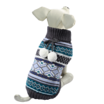 Սվիտեր շների համար՝ «Պոմպոնչիկներ» (Մուգ մոխրագույն) XS / S Triol