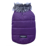 Пурпурная Меховая Куртка для собак и кошек XXS-XXL Doggy Dolly