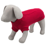 Knitted Dog Jumpsuit M (Red) Kenton