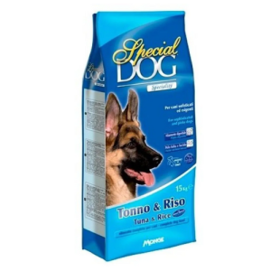 Չոր կեր բոլոր ցեղատեսակի շների համար՝ թունա / բրինձ (15 կգ) SPECIAL DOG PREMIUM