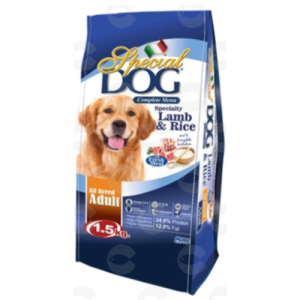 Չոր կեր բոլոր ցեղատեսակի հասուն շների համար՝ գառ/բրինձ (9,07 կգ) SPECIAL DOG