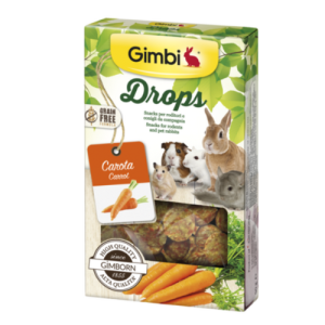 Հյուրասիրություն փոքր կրծողների համար՝ գազարով (50 գ) GIMBI