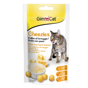 Հյուրասիրություն կատուների համար՝ պանիրով գնդիկներ (50 գ) GimCat