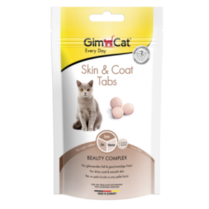 Վիտամինային հաբեր կատուների մաշկի և մորթու համար (40 գ) GimCat