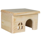 Wooden House for Rodents (Mice & Hamsters)
