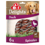 Spiral Dog Treats with Duck (6 pcs / 60 g) DELIGHTS