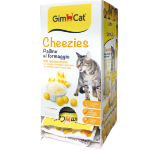 Պանրային հյուրասիրություն կատուների համար (20×10 գ) GimCat Cheezies