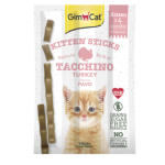 Лакомство для котят с индейкой и кальцием – 3 x 3 г GimCat Kitten Stick