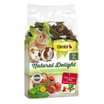 Травяное лакомство для грызунов с одуванчиком и яблоком (100 г) GIMBI