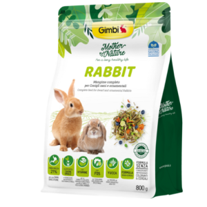 Լիարժեք կեր նապաստակների համար (800 գ) Mother Nature Rabbit