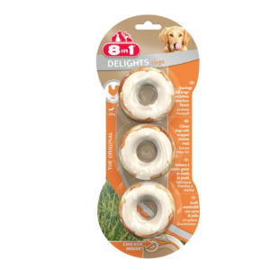 Ոսկոր Շների Համար՝ Ջլե Օղակներով և Հավի Մսով (3 հատ / 119 գ)