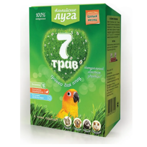 Խոտ թռչունների համար "Альпийские Луга 7 трав"