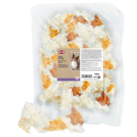 Лакомство для собак — кожа кролика с шерстью (500 г)