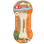 Հավի համով ոսկոր շների համար, S չափ (5–10 կգ, 55 գ) Delights