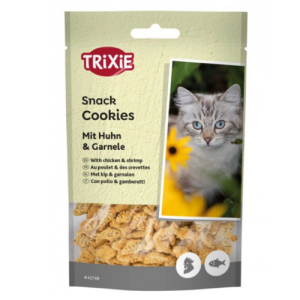 Թխվածքաբլիթ կատուների համար՝ ծովախեցգետնի և հավի մսով (50 գ) Trixie