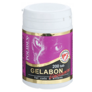 Կերային հավելում կատուների համար, 200 հաբ Polidex Gelabon