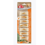 Սեղմված ծամելու ոսկոր շների համար հավի մսով (140 գ) 8 in 1