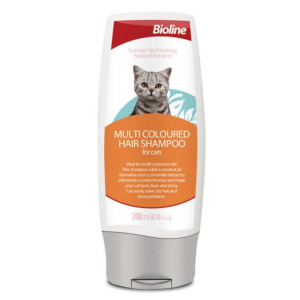Shampoo for Cats 200 ml Bioline Multi Coloured Hair