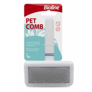 Pet Comb White L 121x149mm for Dogs & Cats – Bioline