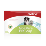 Կենդանիների օճառ ալոե վերայով մաշկի խնամքի համար 100 գ – Bioline