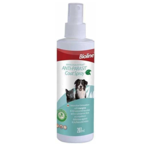 Anti-Flea & Tick Coat Spray for Dogs & Cats 207 ml – Bioline