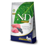 Չոր կեր փոքր ցեղատեսակի մեծահասակ շների համար գառան մսով և հապալասով 2.5 կգ – N&D