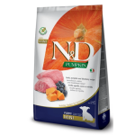 Չոր կեր փոքր ցեղատեսակի ձագերի, հղի և կերակրող շների համար գառան մսով, դդումով և հապալասով 7 կգ – N&D