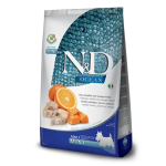 Complete Dry Food for Adult Mini Dogs with Codfish, Pumpkin & Orange 2.5kg – N&D