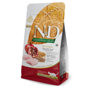 Dry Food for Neutered Cats with Chicken & Pomegranate 5 kg – N&D