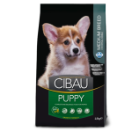 Չոր կեր ձագերի, հղի և կերակրող շների համար միջին ցեղատեսակի 12+2կգ – Cibau Puppy Medium