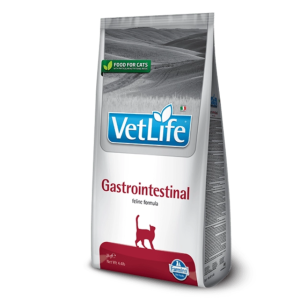 Դիետիկ չոր կեր կատուների համար՝ ստամոքսաղիքային խանգարումների դեպքում 5կգ VetLife Natural Cat Gastro-Intestinal