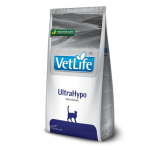 Диетический сухой корм для кошек при аллергических реакциях и атопии 2 кг VetLife Natural Cat Ultrahypo