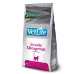 Диетический сухой корм для кошек для профилактики струвитных камней и здоровья нижних мочевых путей 10 кг VetLife Natural Cat Management-Struvite