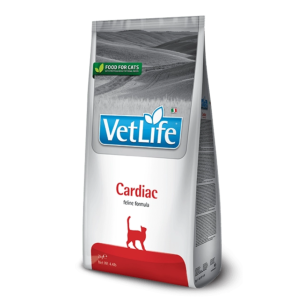 Complete Dry Dietary Cat Food for Cardiac Support 400 g VetLife Natural Cat Cardiac