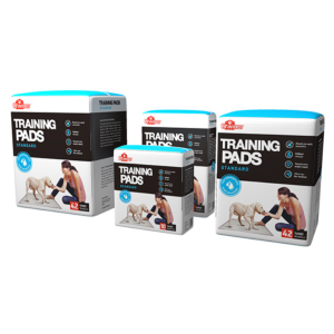 5-Layer Training Pads for Dogs 60×60 cm, 42 pcs Pet Interest Standard