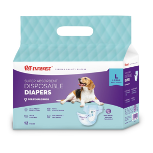 Training Pads for Female Dogs 34-50 cm, 12 pcs