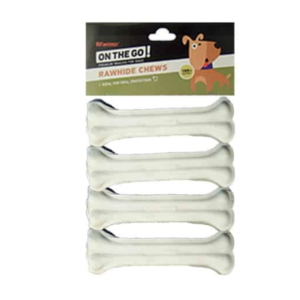 Անուշեղեն շների համար՝ «On the Go» սպիտակ սեղմված ոսկոր 12 սմ – Tailswingers