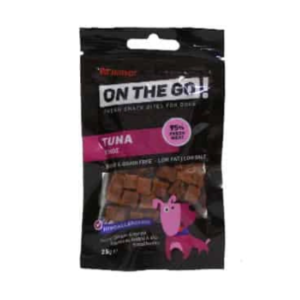 Кусочки с тунцом для собак 25 г – ON THE GO