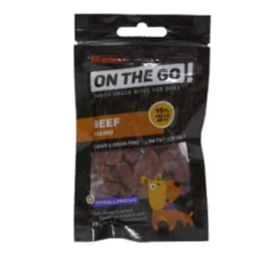 Кусочки с говядиной для собак 25 г – ON THE GO