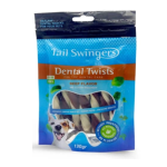 Лакомство для ухода за зубами собак 130г – Dental Twists Beef
