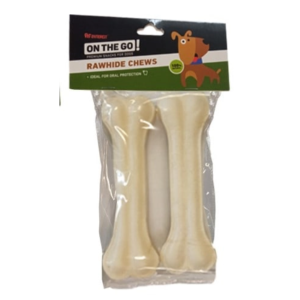 Անուշեղեն Շների ատամների խնամքի համար 19,5 սմ – սպիտակ ոսկոր ON THE GO