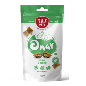 Crunchy Filled Snacks with Fish & Beef for Cats 60 g