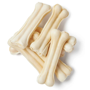 White Pressed Rawhide Bone for Dogs 13 cm / 60 g – ON THE GO