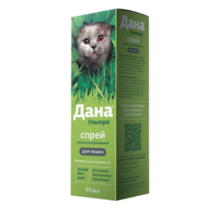 Insecticidal & Acaricidal Spray for Cats 95 ml – Dana Ultra