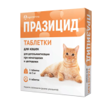 Deworming Tablets for Cats 6×200 mg – Prasizid®