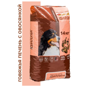 Dry Dog Food Beef Liver with Oatmeal 14 kg
